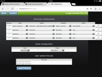 Webinterface via iPad